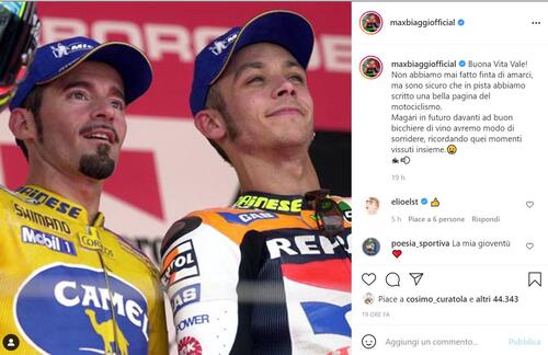 Valentino Rossi si ritira, i piloti della MotoGP (e i rivali storici) lo omaggiano sui social (6)