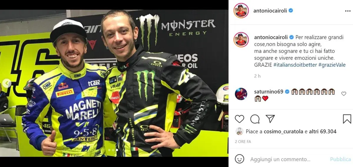 Valentino Rossi si ritira, i piloti della MotoGP (e i rivali storici) lo omaggiano sui social (10)