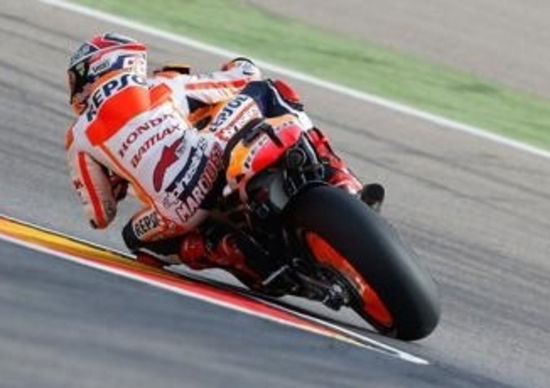 Marquez in poleposition ad Aragon