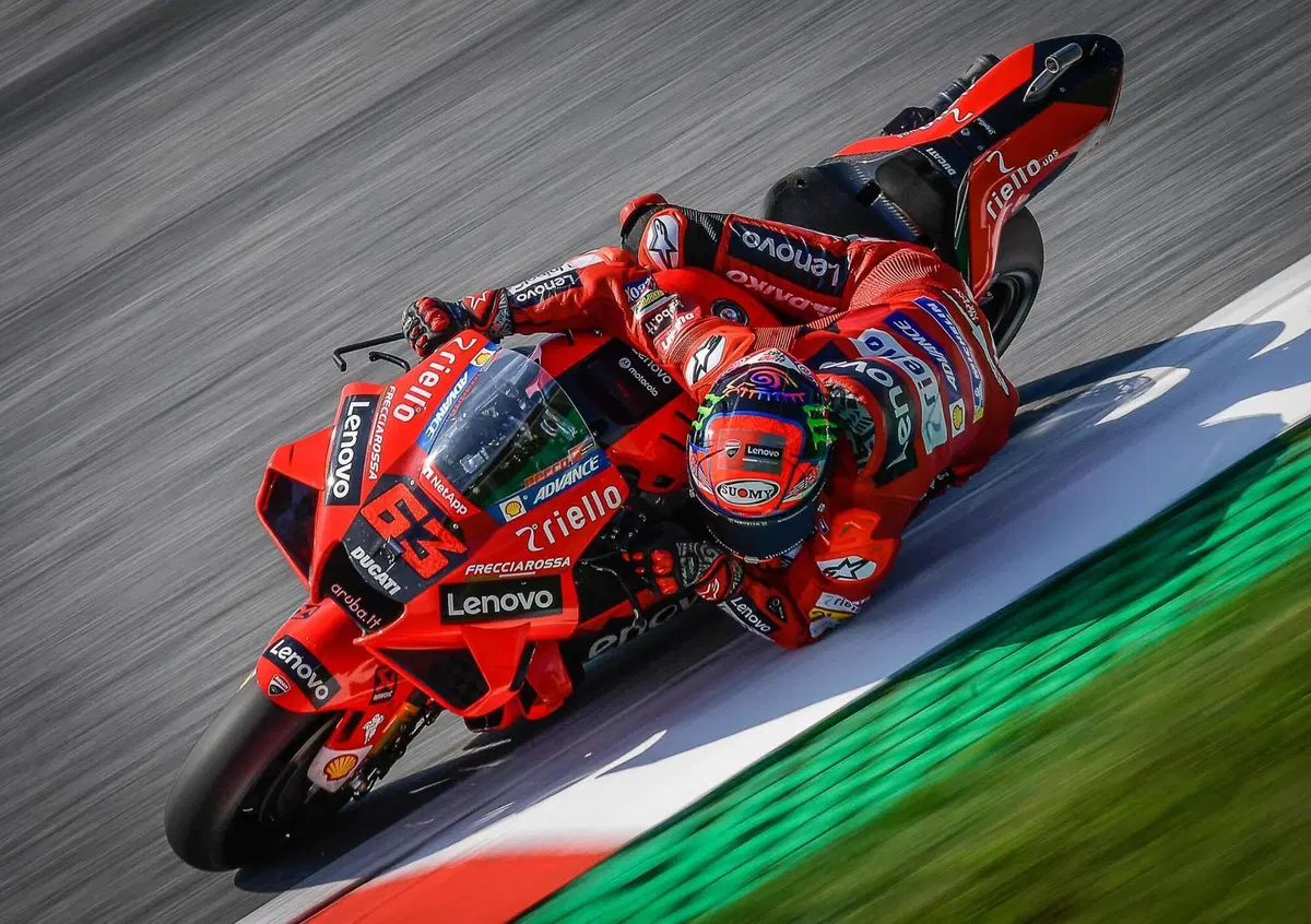 MotoGP 2021. GP d'Austria al Red Bull Ring. Francesco Bagnaia &egrave; primo nelle FP3