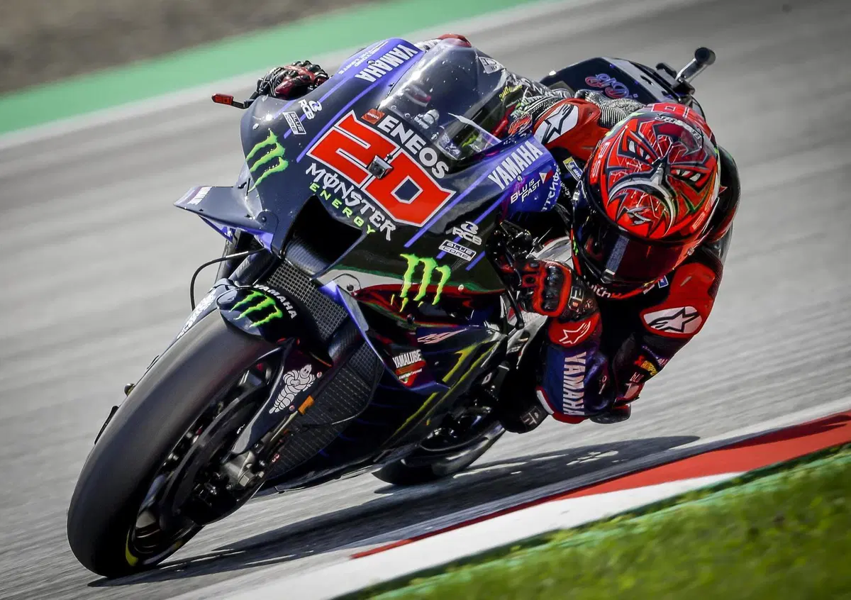 MotoGP 2021. GP d'Austria al Red Bull Ring. Fabio Quartararo &egrave; il pi&ugrave; veloce nel warm up