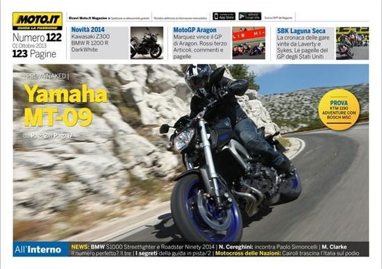 Magazine n° 122, scarica e leggi il meglio di Moto.it