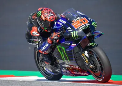 MotoGP 2021. GP d'Austria al Red Bull Ring. Fabio Quartararo: Con il bagnato ho pensato al campionato