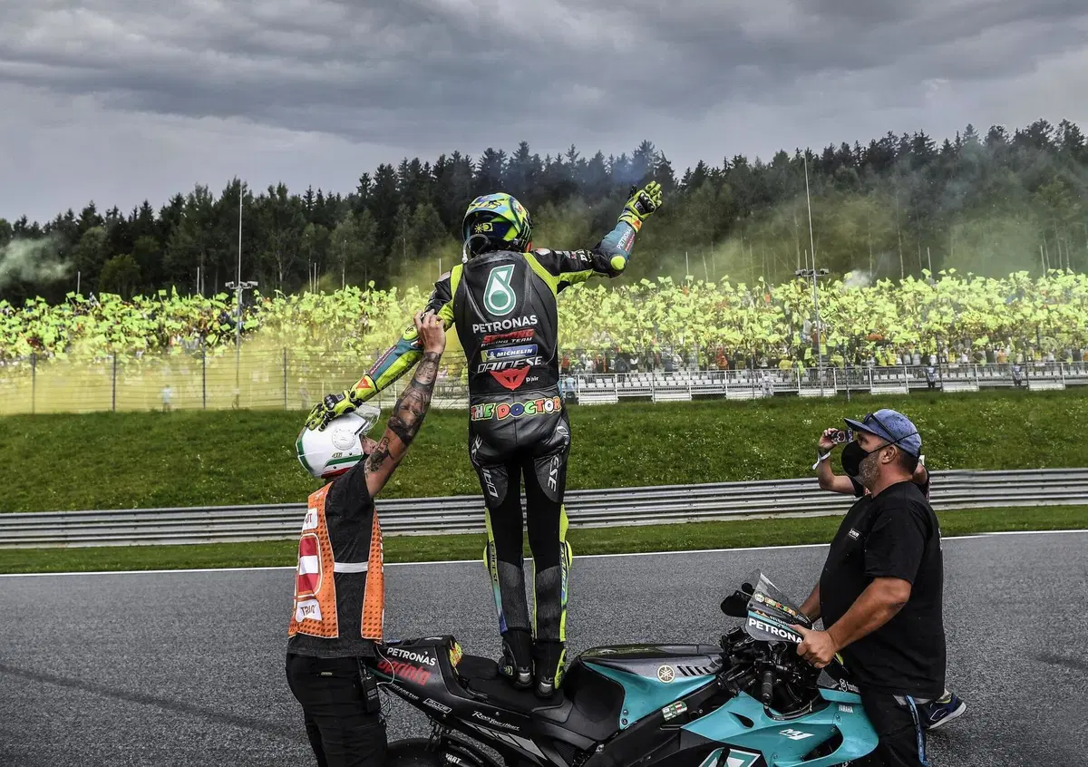 MotoGP 2021. GP d'Austria al Red Bull Ring. Valentino Rossi: "Ho visto P3 e me la sono fatta addosso..."