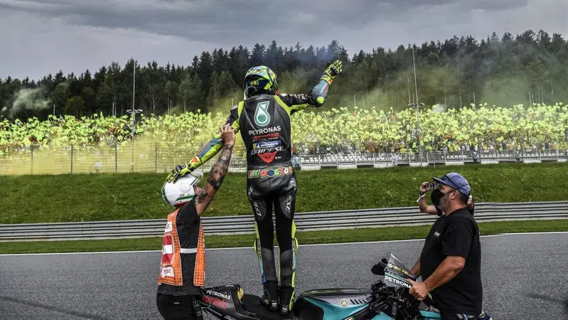 MotoGP 2021. GP d'Austria al Red Bull Ring. Valentino Rossi: "Ho visto P3 e me la sono fatta addosso..."