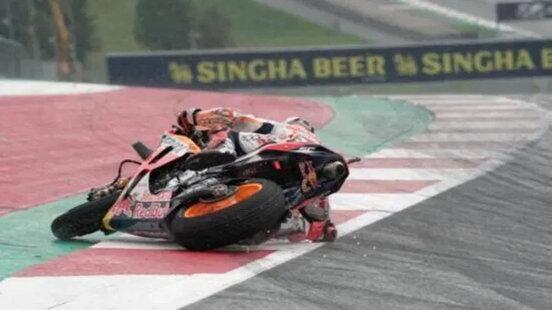 MotoGP 2021. GP d'Austria al Red Bull Ring. Marc Marquez: "Molto contento, al di l&agrave; della caduta"