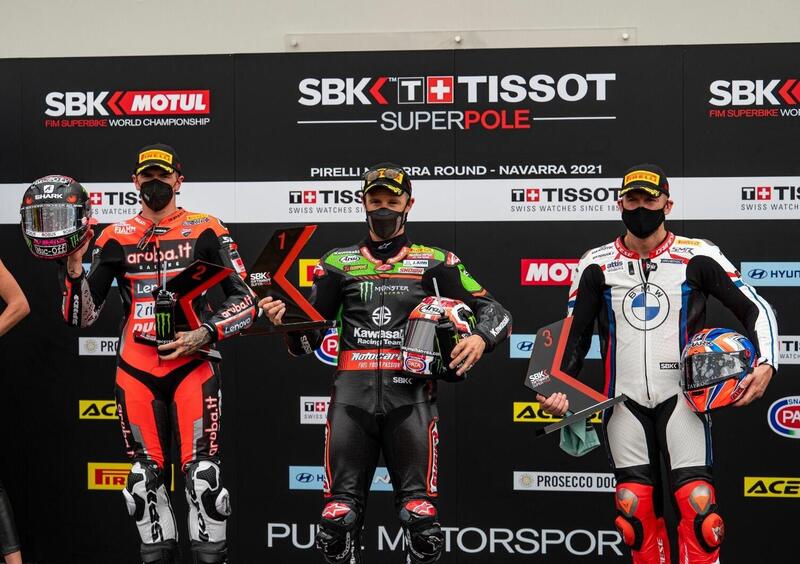 SBK 2021. GP di Navarra: Jonathan Rea fa sua la Superpole