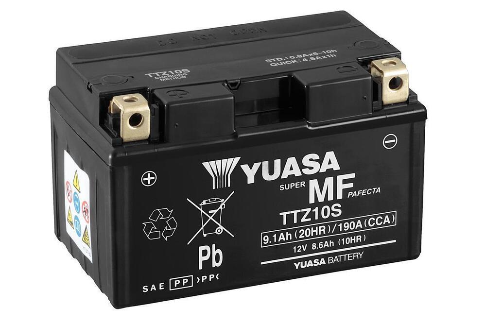 BATTERIA ORIGINALE YUASA TTZ10S-BS YAMAHA XP T MAX Bergamaschi