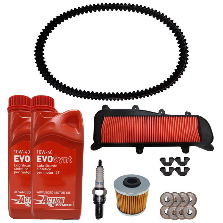 KIT TAGLIANDO ORIGINALE RULLI CINGHIA OLIO KYMCO P 