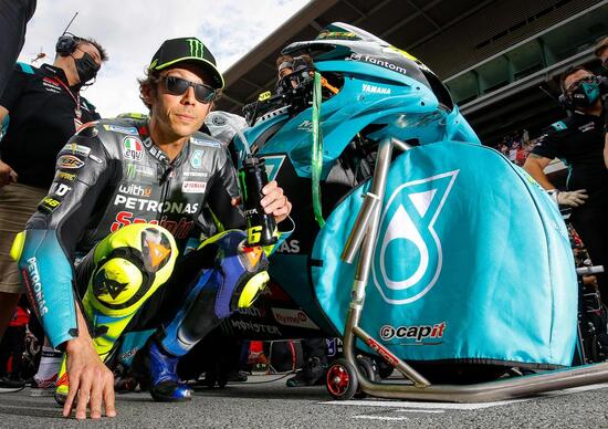 Estremi Petronas:  Valentino Rossi, il veterano che non vede l'ora e Jake Dixon, il debuttante che vado e me la godo