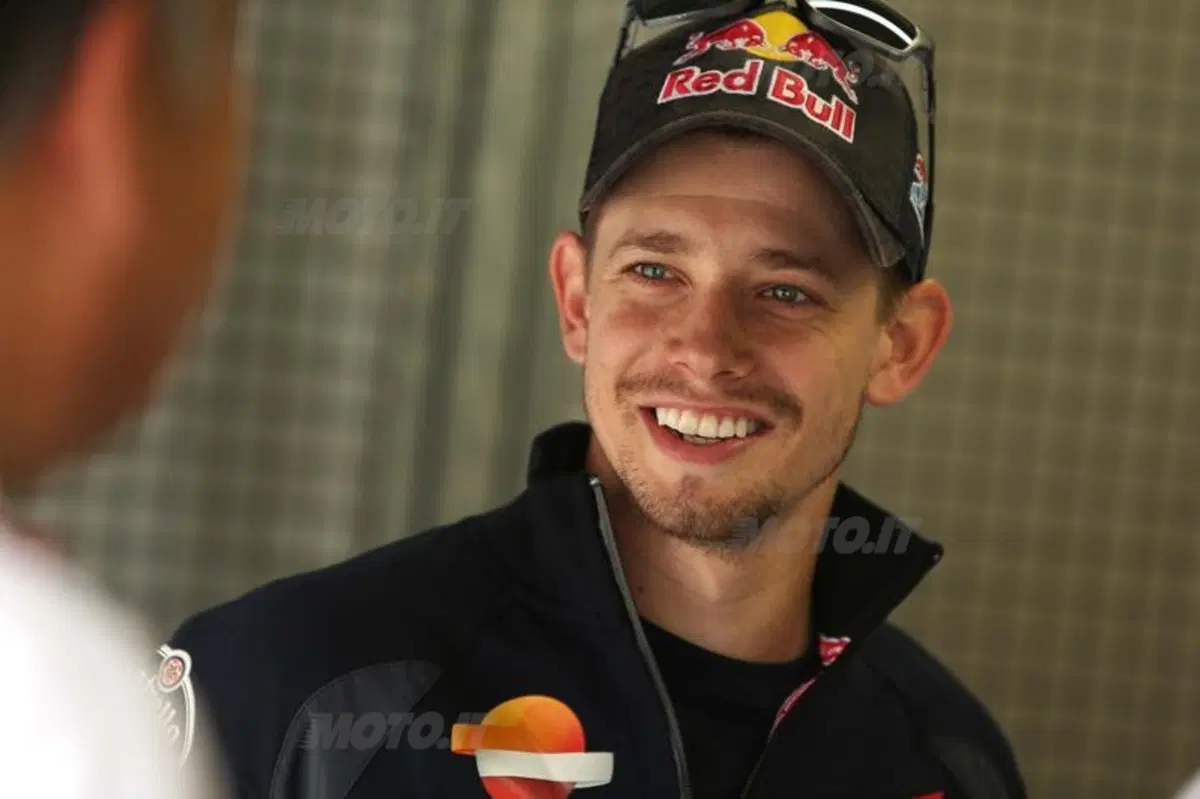 Test. Stoner in sella alla Honda Production (4)