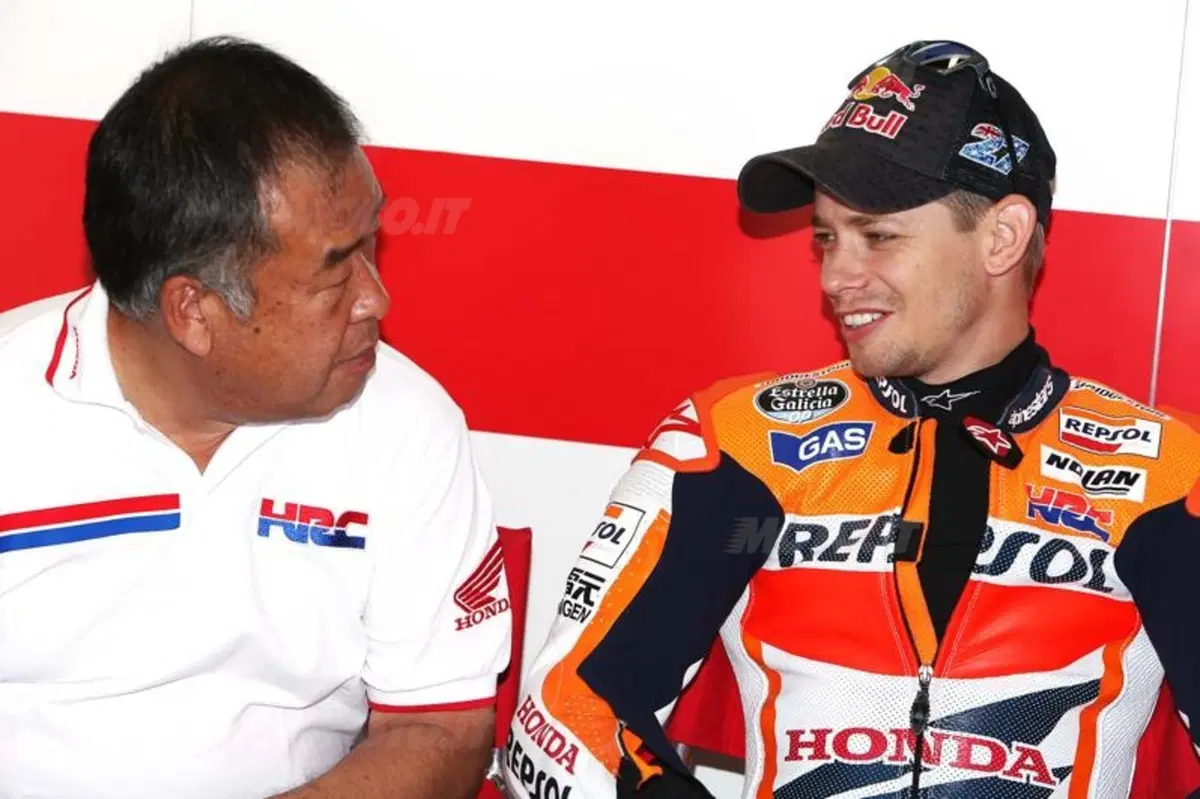 Test. Stoner in sella alla Honda Production (14)