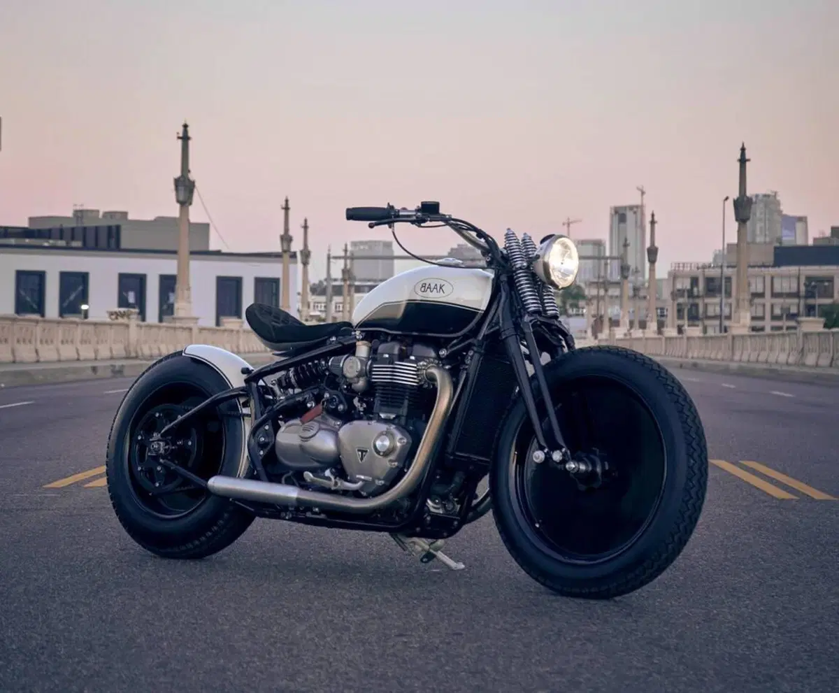 BAAK Motocyclettes Triumph Bobber Moon. Voglia di springer (12)