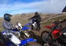 Moto crash: l’endurista attardato ha fatto strike! [VIDEO FAIL]