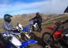 Moto crash: l’endurista attardato ha fatto strike! [VIDEO FAIL]