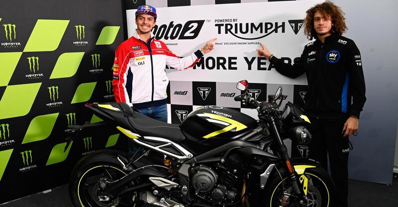 MotoGP: motore Triumph sulle Moto2 fino al 2024