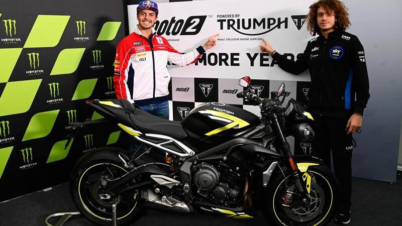 MotoGP: motore Triumph sulle Moto2 fino al 2024