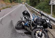 Vinadio: capriolo colpisce una moto, centauro cade e perde la vita