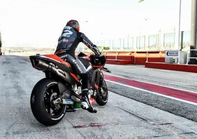 Primo giorno di lavoro a Misano per Maverick Vinales e la sua Aprilia RS-GP [FOTO e VIDEO]