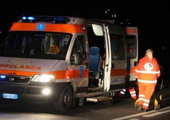 Vernio: coppia di motociclisti si scontra con daino, 62enne in codice rosso