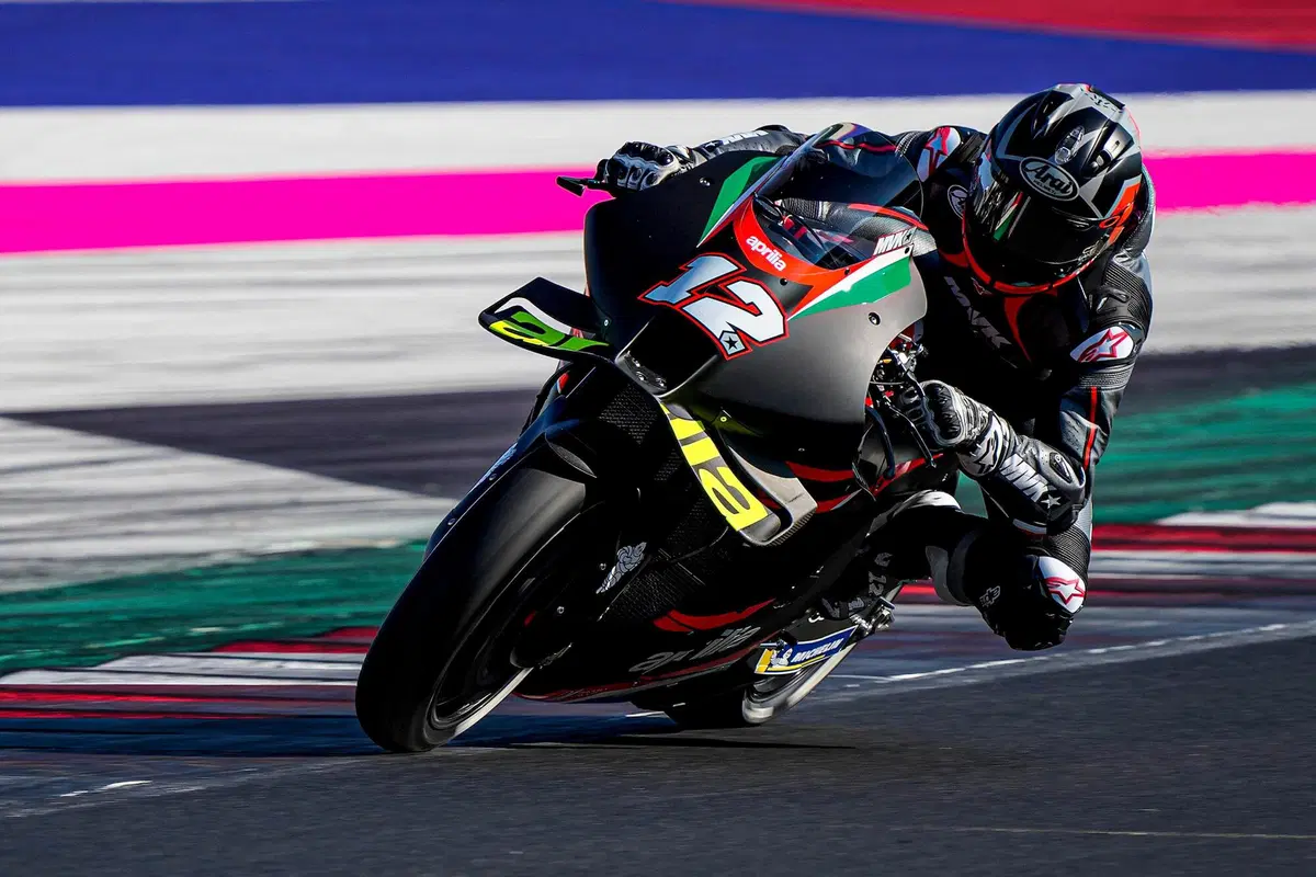 Maverick Vinales, primo test a Misano sull'Aprilia RS-GP: 'grande feeling, voglio di più' [GALLERY] (3)