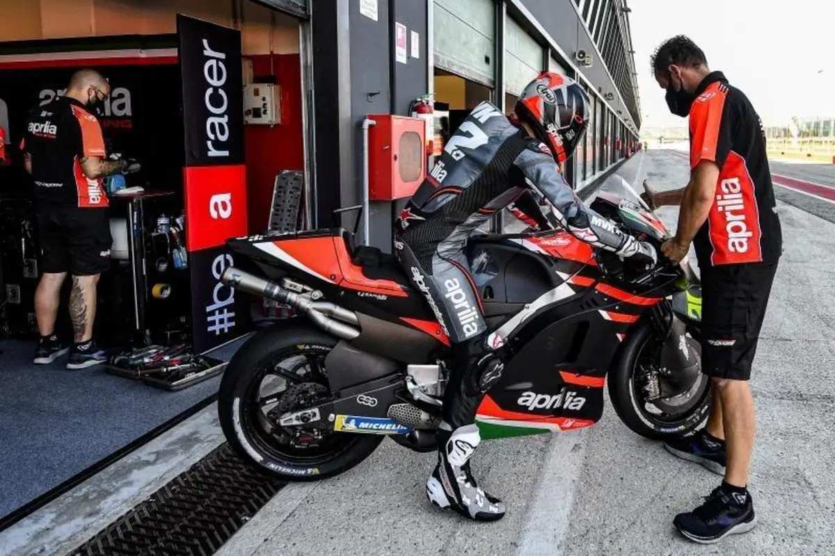 Maverick Vinales, primo test a Misano sull'Aprilia RS-GP: 'grande feeling, voglio di più' [GALLERY] (5)