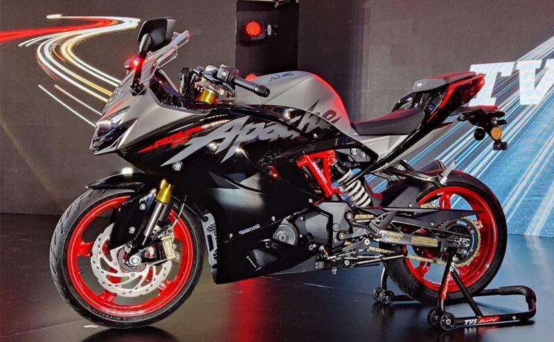 TVS Apache RR 310 m.y. 2022. Ora anche personalizzabile