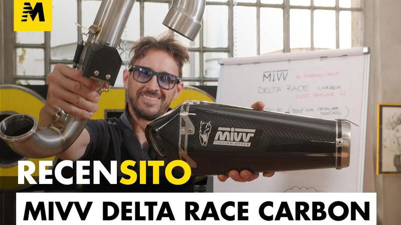 MIVV Delta Race Carbon by Andreani Group. Scarico per Ducati Panigale V2