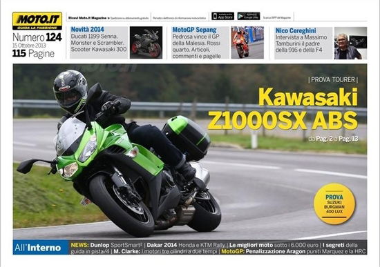 Magazine n° 124, scarica e leggi il meglio di Moto.it