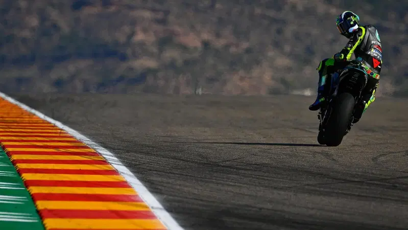 MotoGP 2021. GP di Aragon. Valentino Rossi: "Contento e fiero di Pecco"