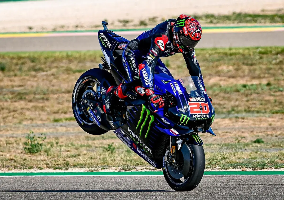 MotoGP 2021. GP di Aragon. Fabio Quartararo: "Qualcosa non andava nel posteriore"