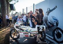 Imola, la cerimonia della dedica della Curva Gresini