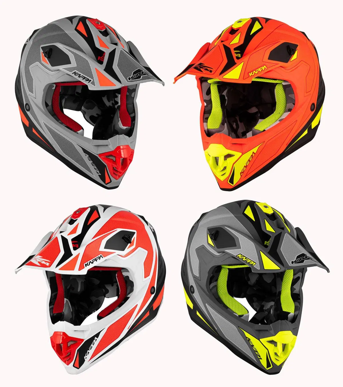 Casco integrale off-road Kappa KV49 Shock (3)