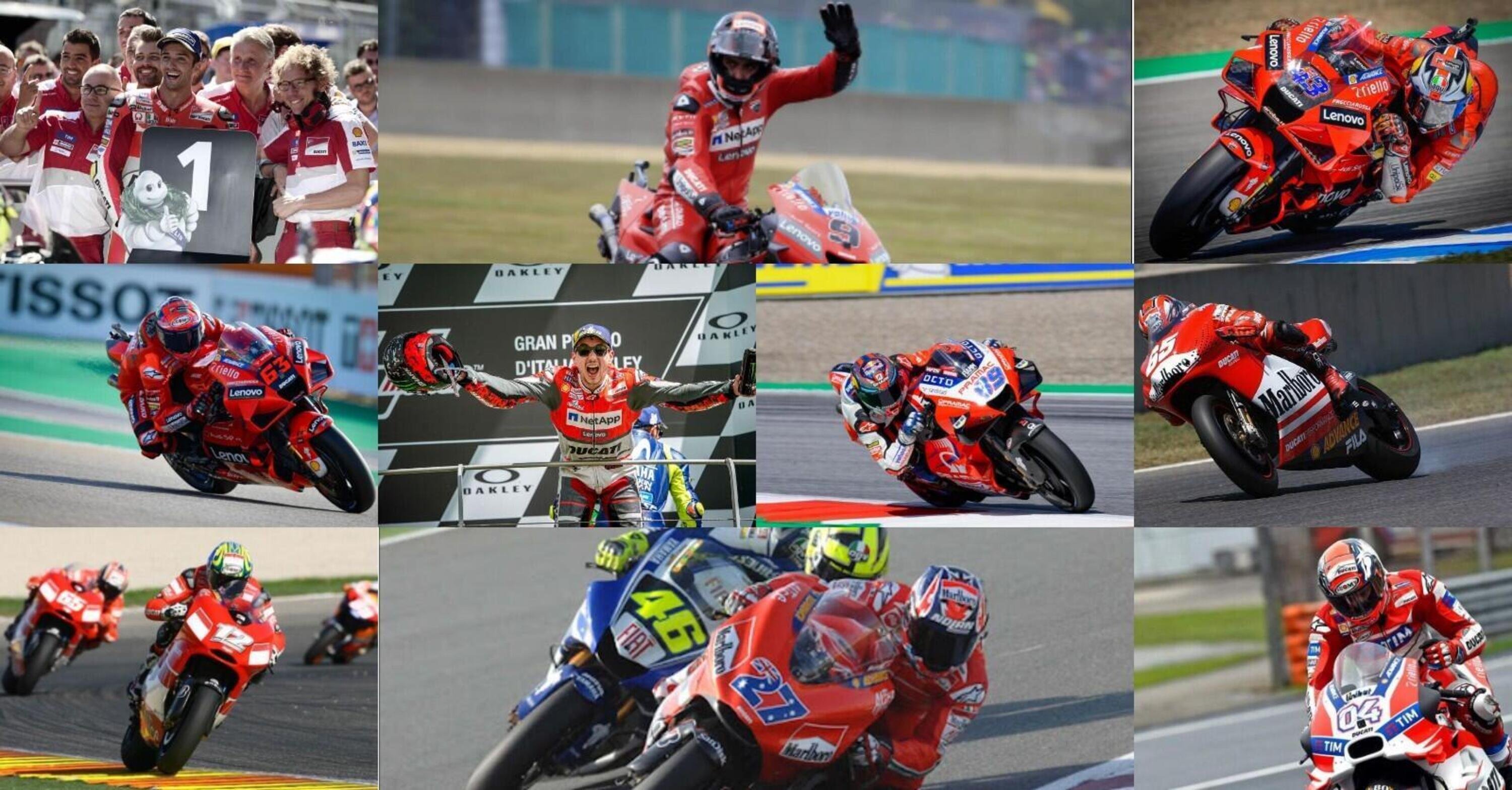 MotoGP: ecco i dieci vincitori della Ducati