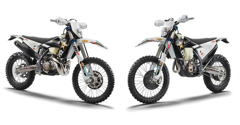 In vendita le enduro Husqvarna TE 300I e FE 350 Rockstar Edition 2022