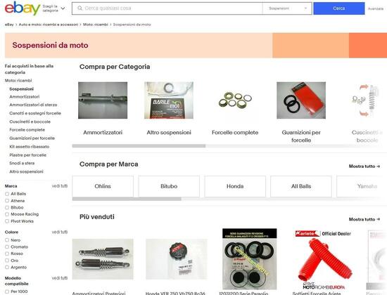 Guida all'acquisto: come trovare le migliori sospensioni per la nostra moto attraverso eBay 