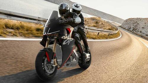 La Aprilia Caponord V4, rivale della Multistrada V4, immaginata così