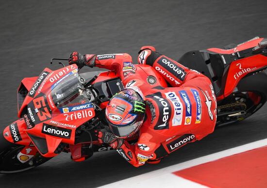 MotoGP, GP di Misano 2021. Francesco Bagnaia è il più veloce nelle FP3