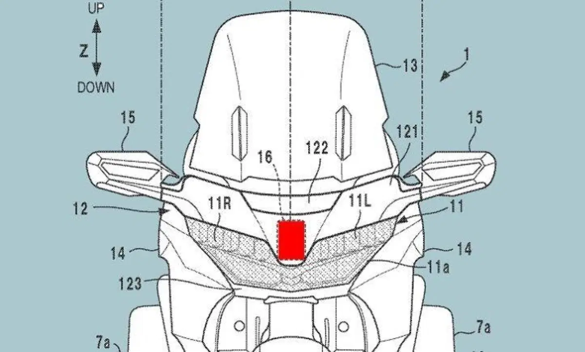Honda brevetta il radar sulla Goldwing (2)