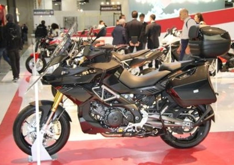 EICMA 2013. Aprilia Caponord 1200 Travel Pack Black