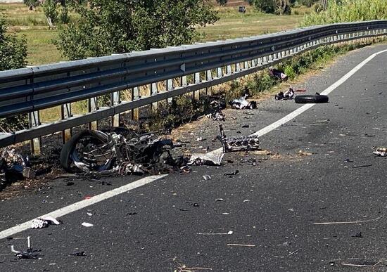 Frasso (LT): sequestrata una moto sparita dal luogo dell'incidente mortale