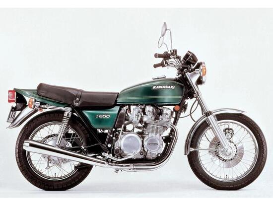 La Z650 presentata nel 1976