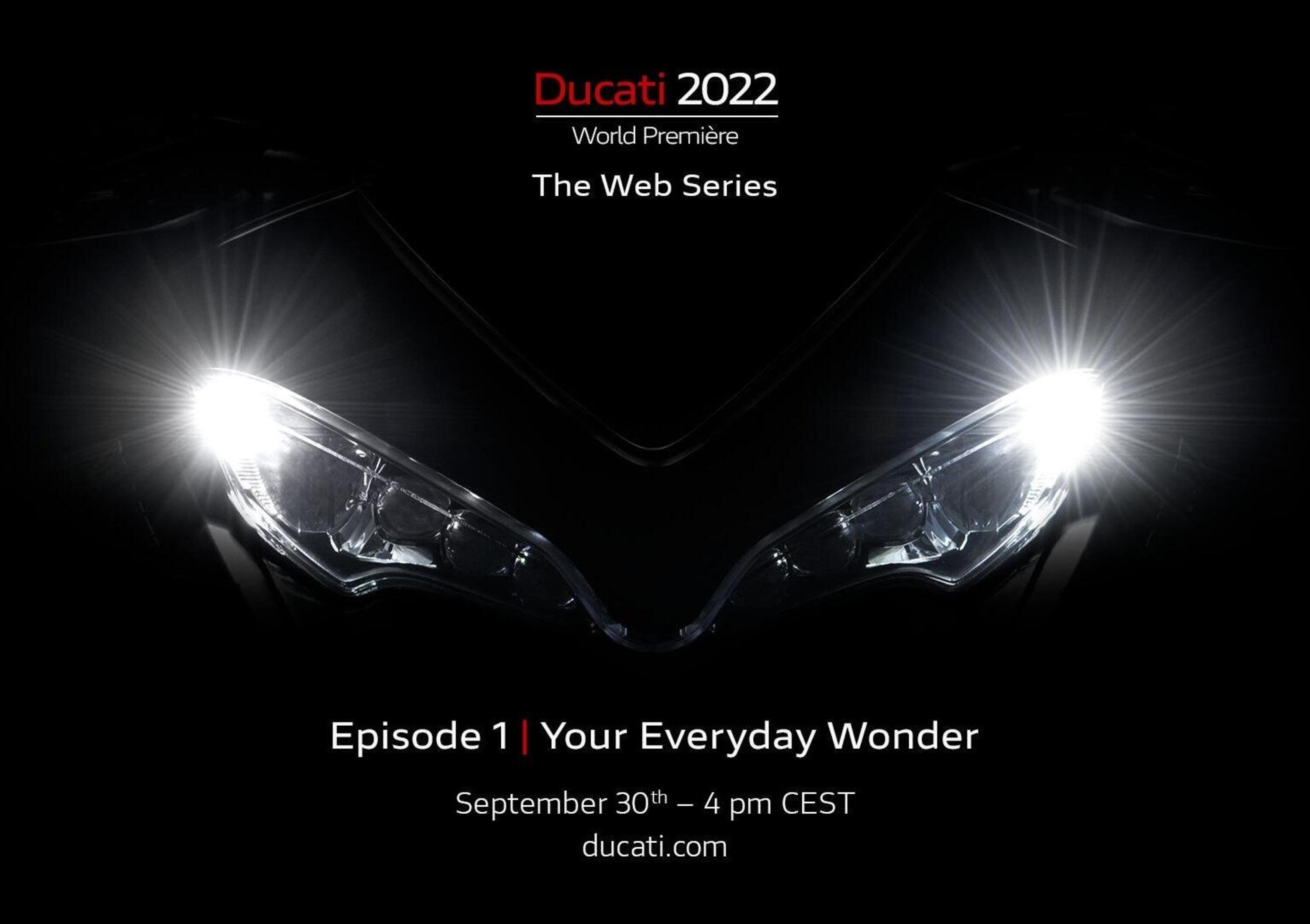 Ducati World Premiere: l&#039;appuntamento con la prima novit&agrave; 2022