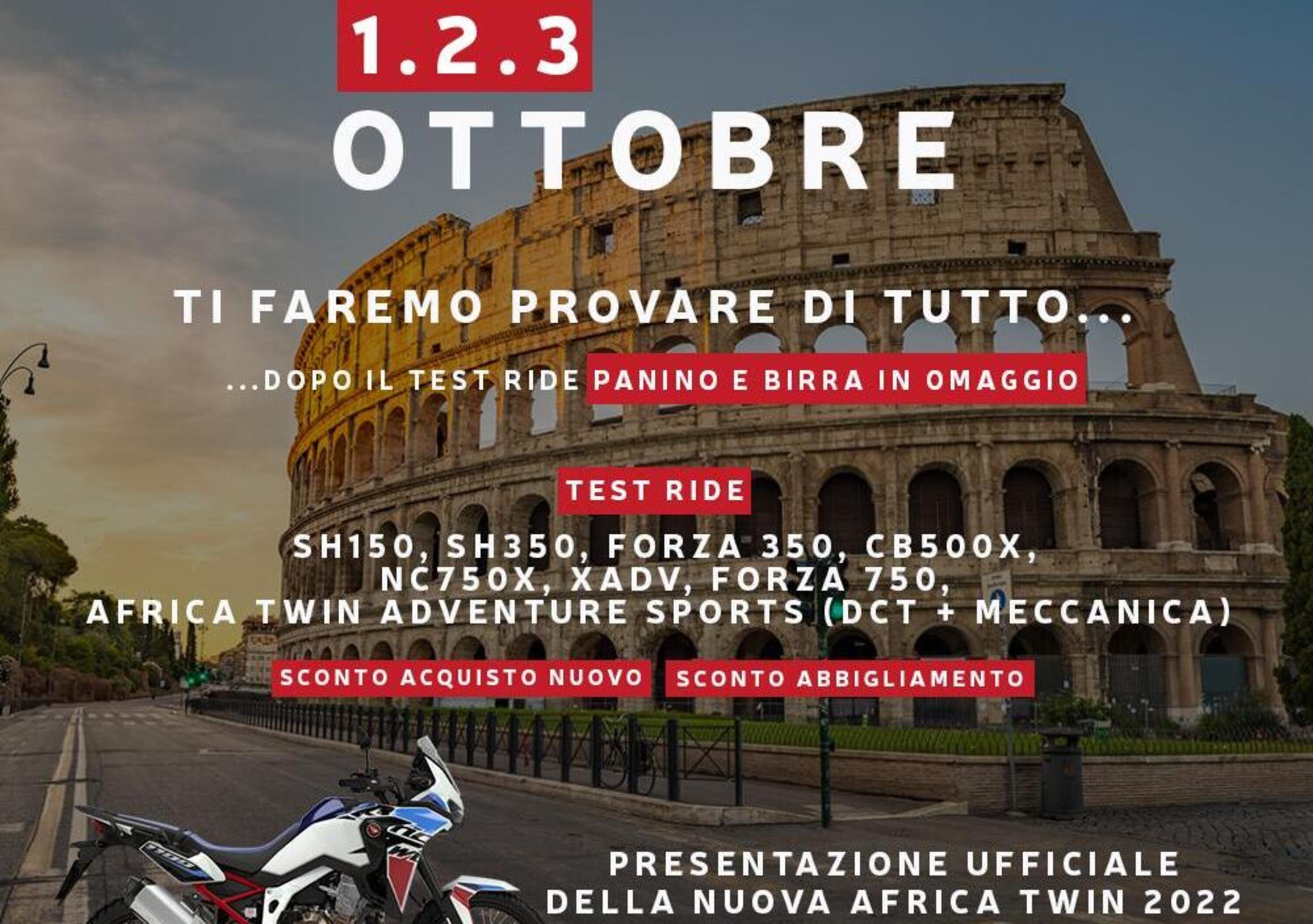HMR: live tour a Roma con la gamma Honda