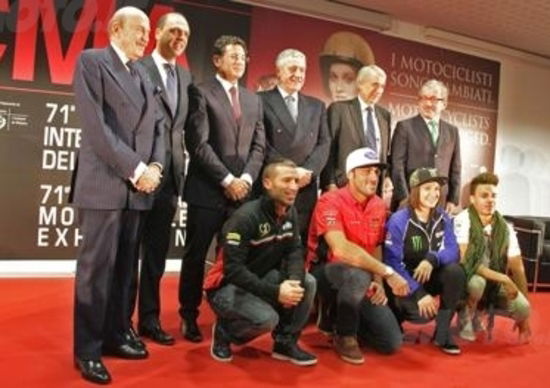 EICMA 2013. Alfano: Necessario diminuire tasse e regole per aiutare l'industria della moto