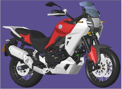 Una nuova Benelli adventure 650 con motore V2? (3)