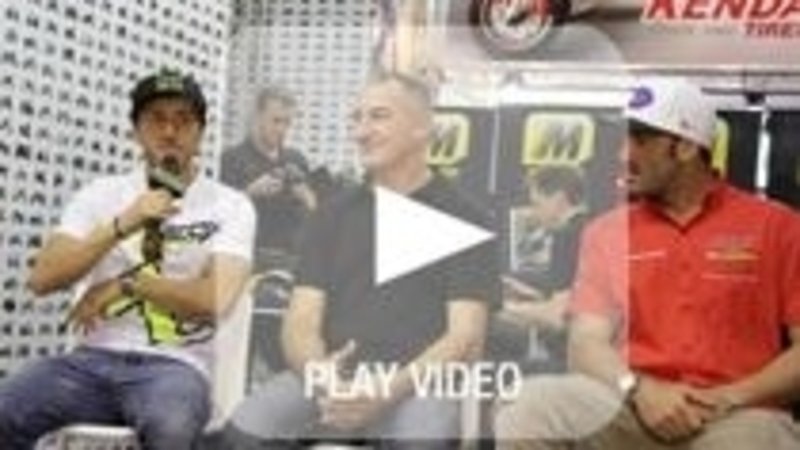 Tony Cairoli, Alex Salvini e Gio Sala: intervista allo stand di Moto.it