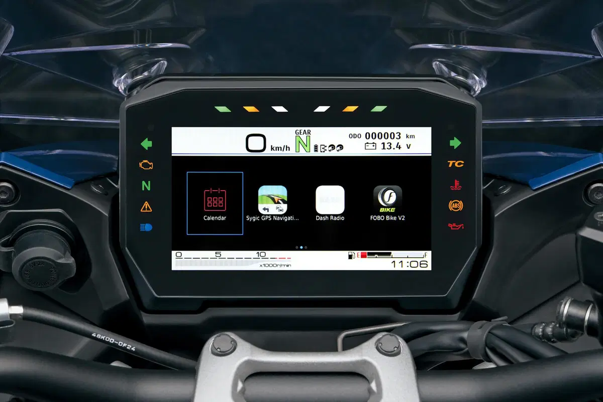 Alcune delle schermate del sistema mySpin sul dashboard TFT