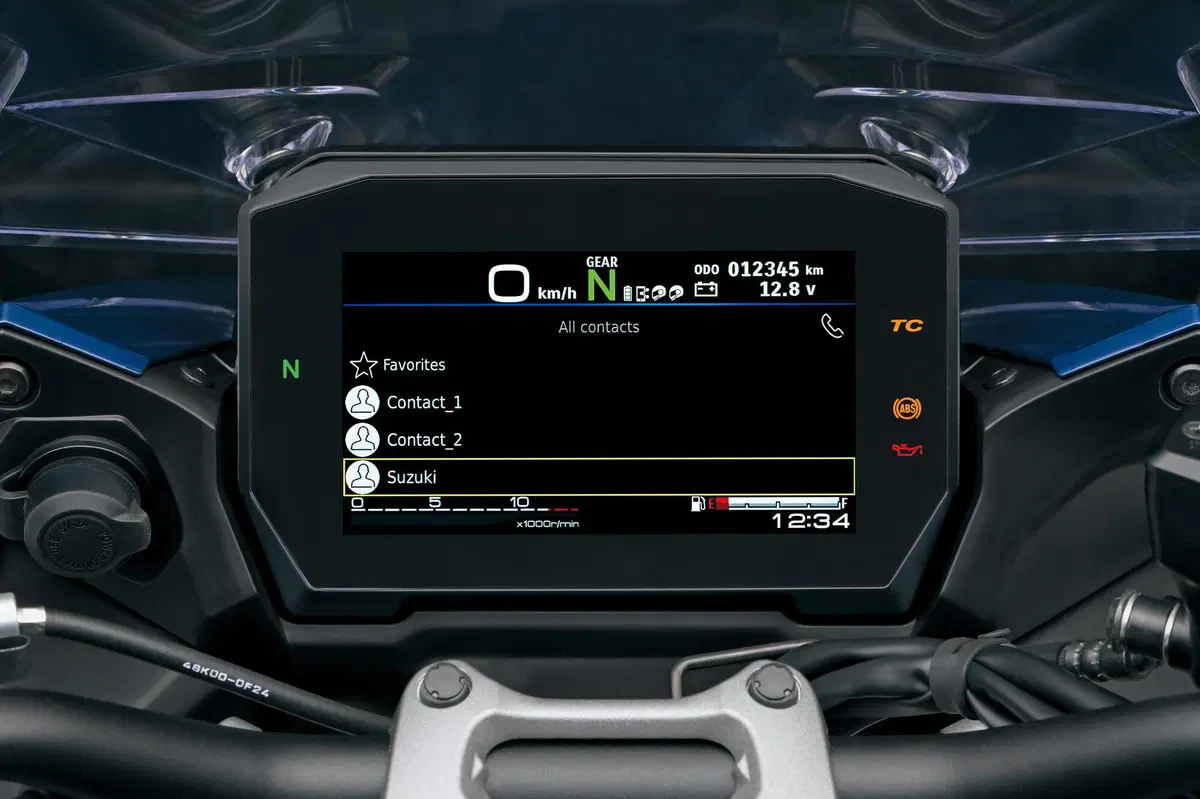 Alcune delle schermate del sistema mySpin sul dashboard TFT (3)