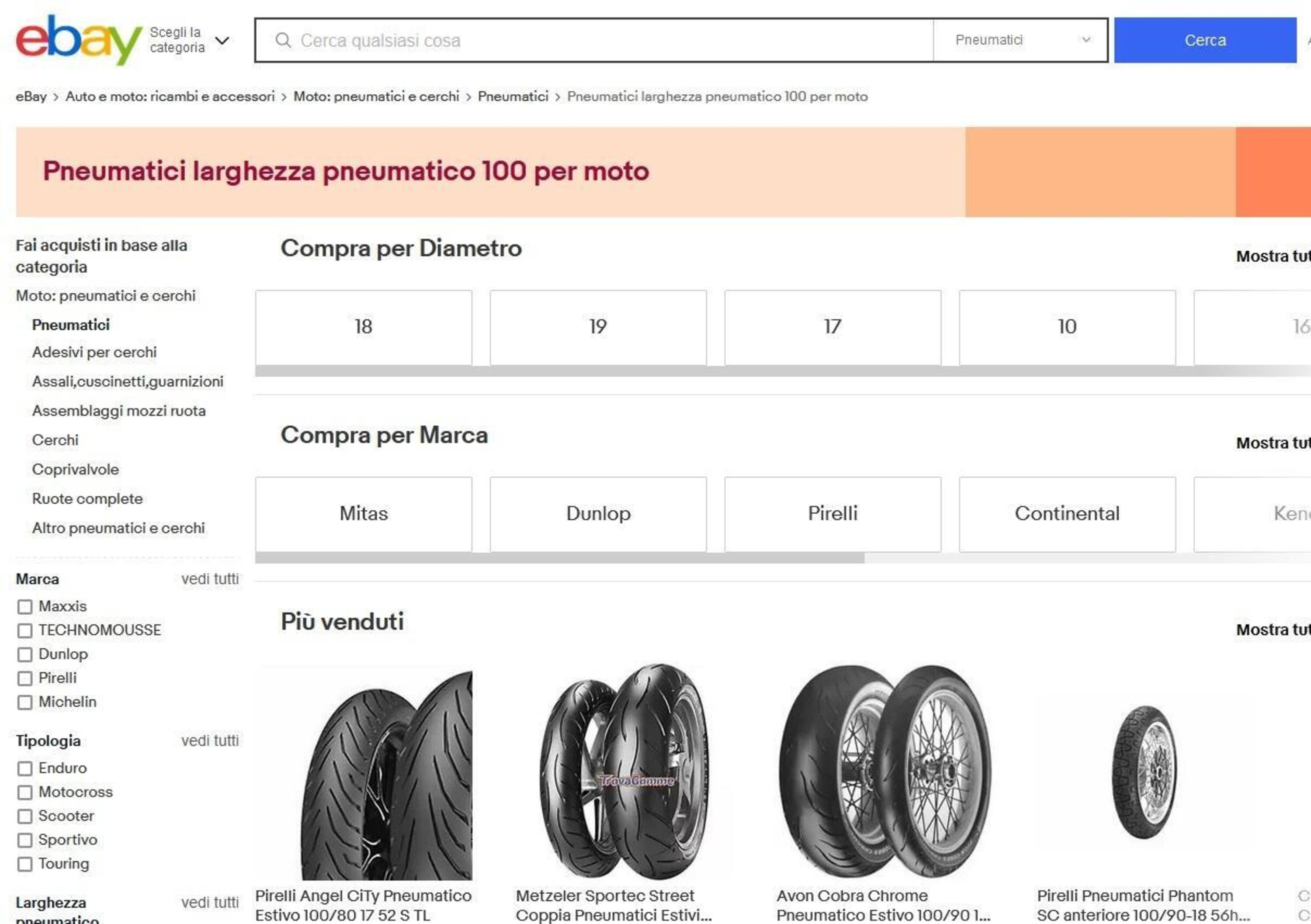 Guida all&#039;acquisto: scegliere gli pneumatici giusti per la nostra moto grazie a eBay 